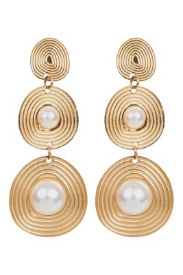 Laax Pearl Earring Swirl