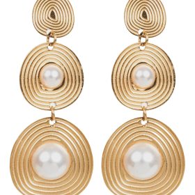 Laax Pearl Earring Swirl
