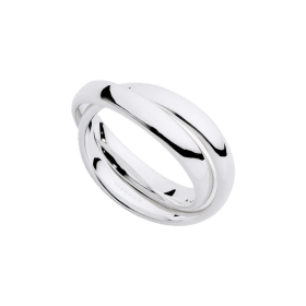 Duet Silver Ring